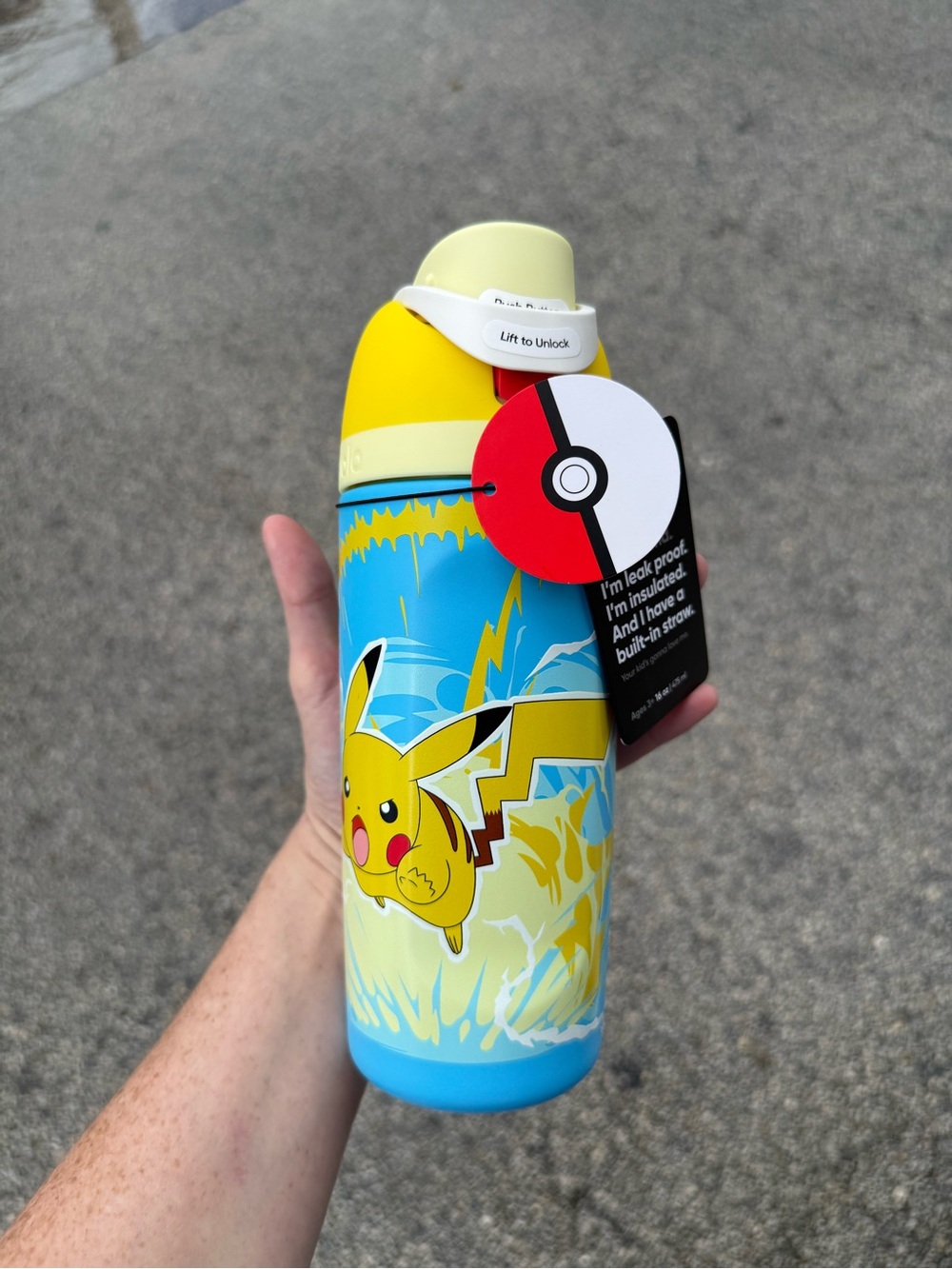 Pokemon x Owala NWT SOLD OUT EVERYWHERE16 fl oz Stainless Steel Bottle Flip Lock